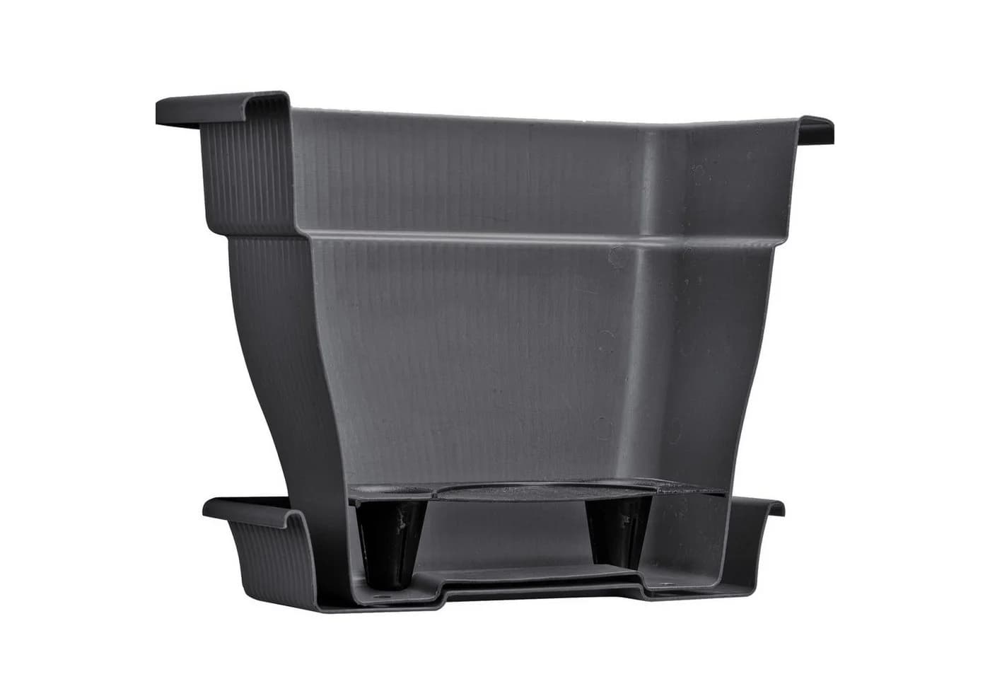 BURI Pflanzkübel XL 48x48cm mit Wasserspeicher Anthrazit