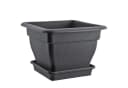 BURI Pflanzkübel XL 48x48cm mit Wasserspeicher Anthrazit Bild 2