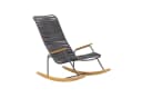 Liadomo Schaukelstuhl Atina Outdoor Sessel Teakholz Rope Grau Bild 2