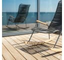 Liadomo Schaukelstuhl Atina Outdoor Sessel Teakholz Rope Grau Bild 3