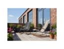 Liadomo Schaukelstuhl Atina Outdoor Sessel Teakholz Rope Grau Bild 4