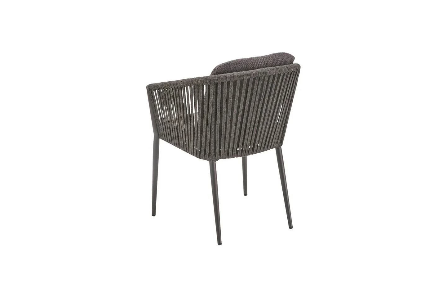 Liadomo Gartenstuhl Carano Aluminium Grau mit Kissen - Bild 5