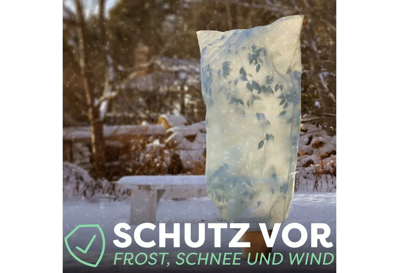 Praknu Pflanzenschutz Haube Winterschutz Atmungsaktiv