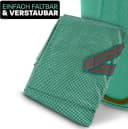 Praknu Gartenabfallsack 2x 500L mit Deckel Grün PP Bild 1