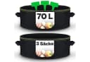 Praknu Pflanzkübel Hochbeet Pflanzsack 70L - 3er Set Vliesstoff Bild 2
