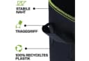 Praknu Pflanzkübel Hochbeet Pflanzsack 70L - 3er Set Vliesstoff Bild 4