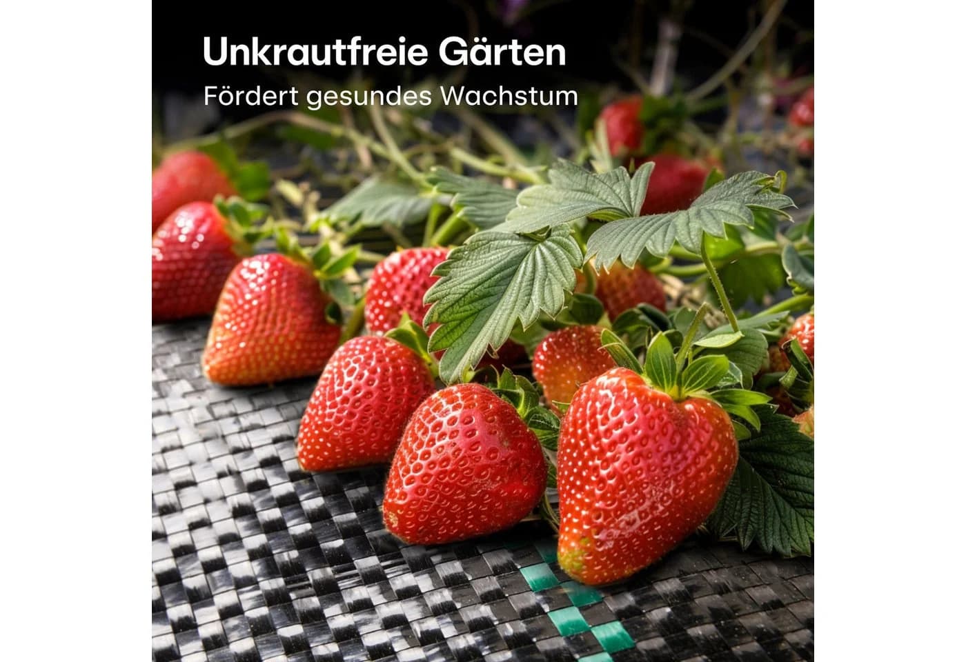 Praknu Gartenvlies Bändchengewebe 100g/m² 50m² Schwarz UV-Stabil - Bild 5