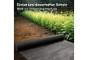 Praknu Gartenvlies Unkrautvlies 100g/m² 50m² Schwarz UV-Stabil Bild 1