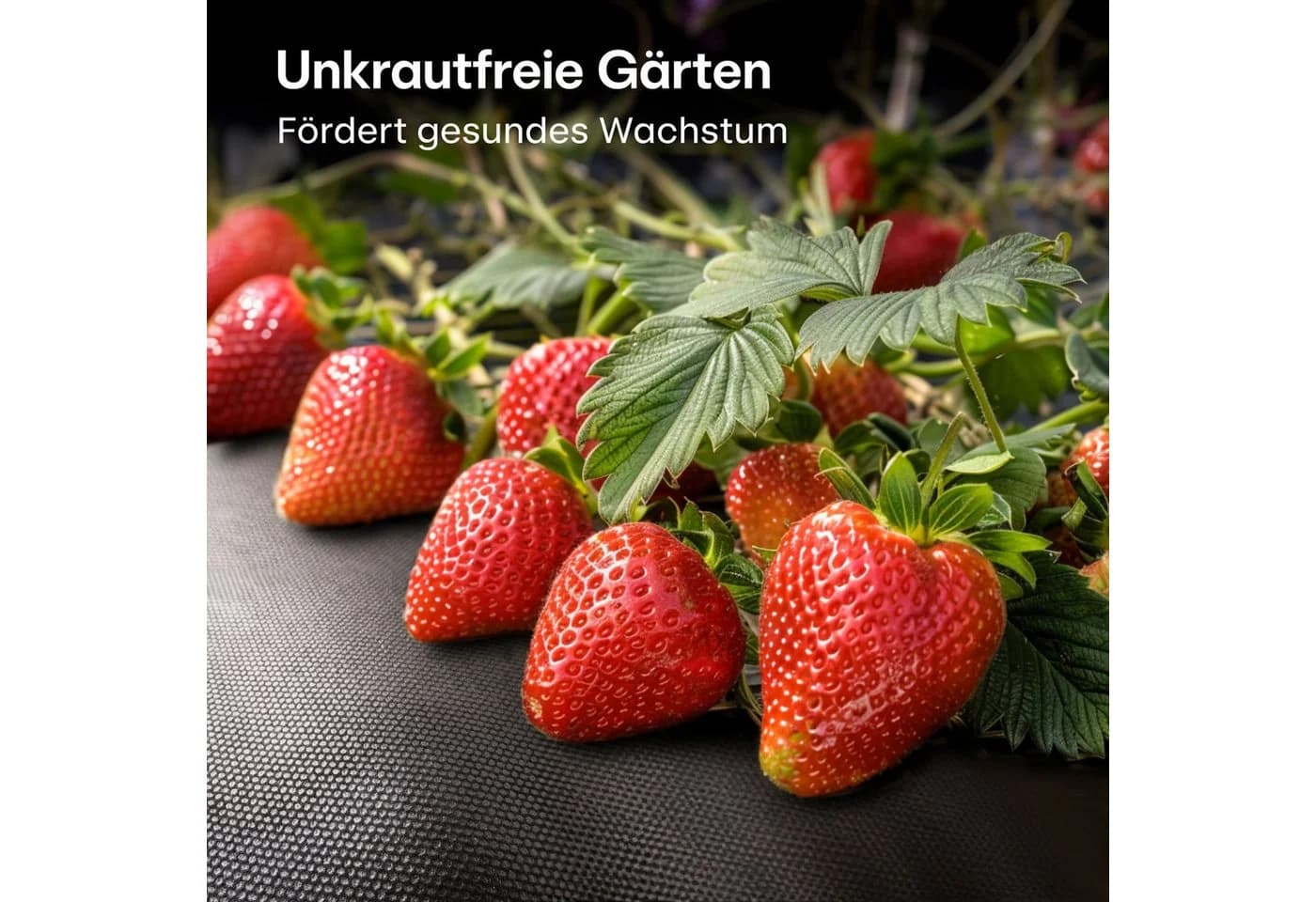 Praknu Gartenvlies Unkrautvlies 100g/m² 50m² Schwarz UV-Stabil - Bild 5