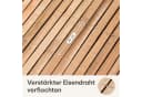 Praknu Balkonsichtschutz FSC Bambus Feuerverzinkt Bild 1