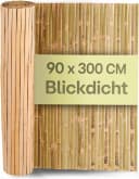 Praknu Balkonsichtschutz FSC Bambus Feuerverzinkt Bild 2