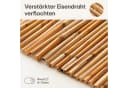 Praknu Balkonsichtschutz Schilf FSC-zertifiziert Braun Wetterfest Bild 3