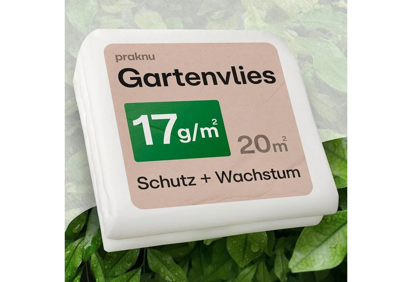 Praknu Gartenvlies 20m² UV-stabil Weiß - Bild 2