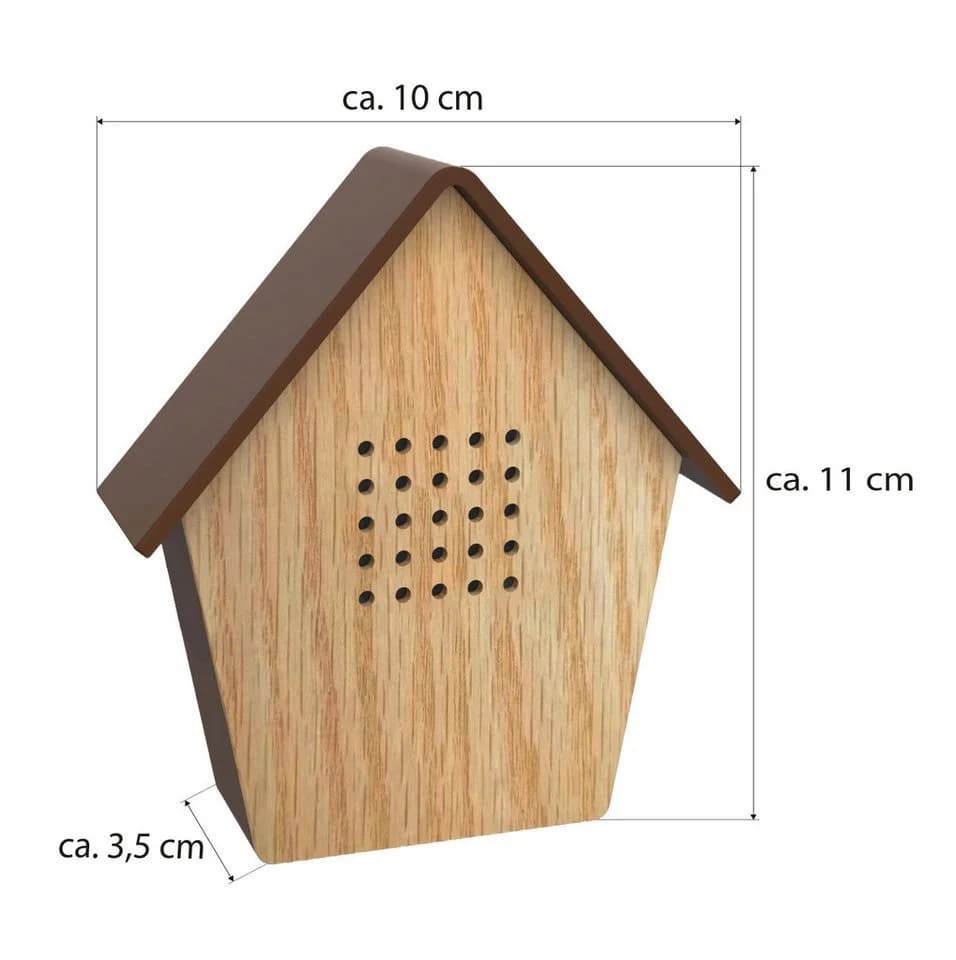 Northpoint LED Soundbox Naturgeräuschebox Echtholz