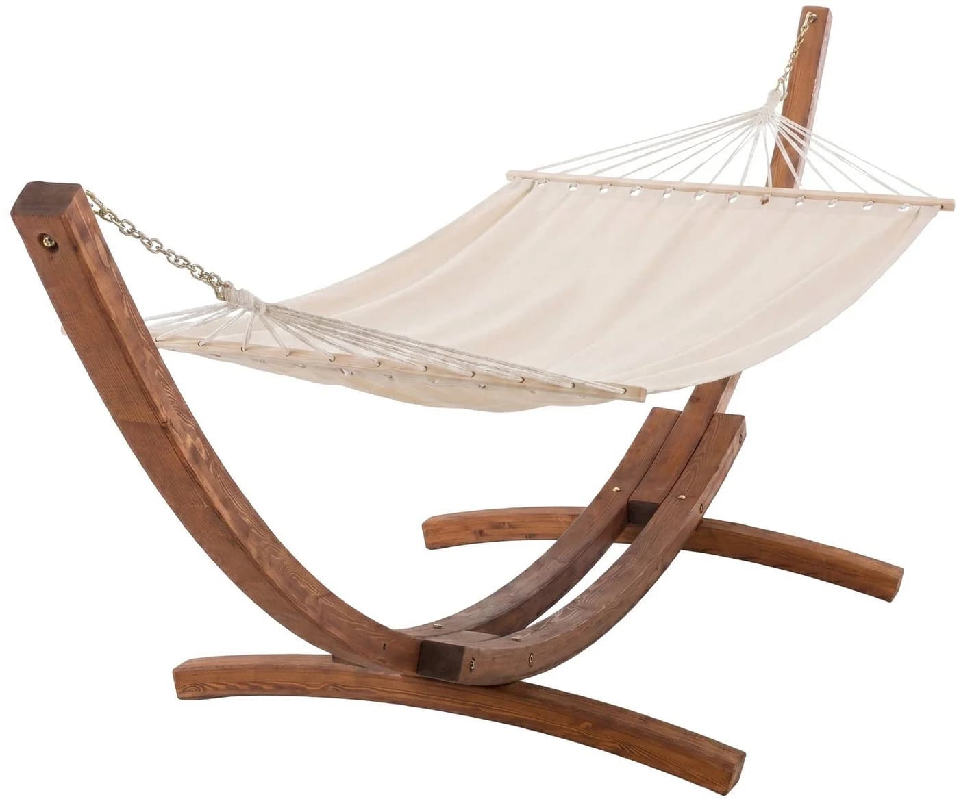 CLP Hängematte Miramar mit Eukalyptus-Gestell, beige, 150 kg belastbar - Bild 2