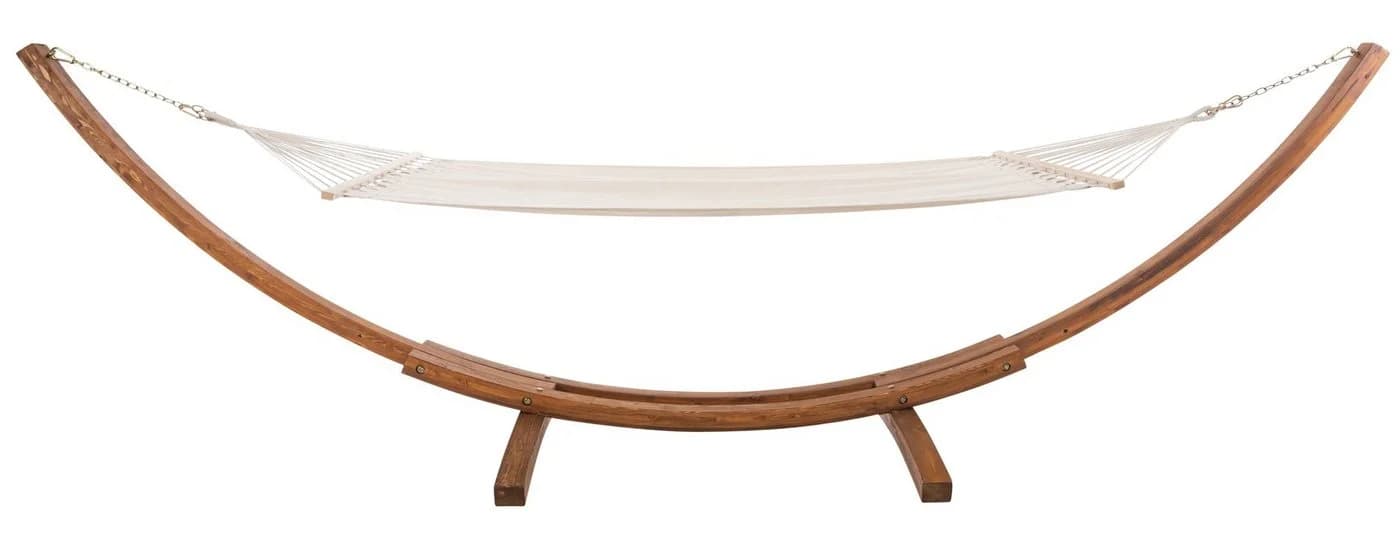 CLP Hängematte Miramar mit Eukalyptus-Gestell, beige, 150 kg belastbar - Bild 3