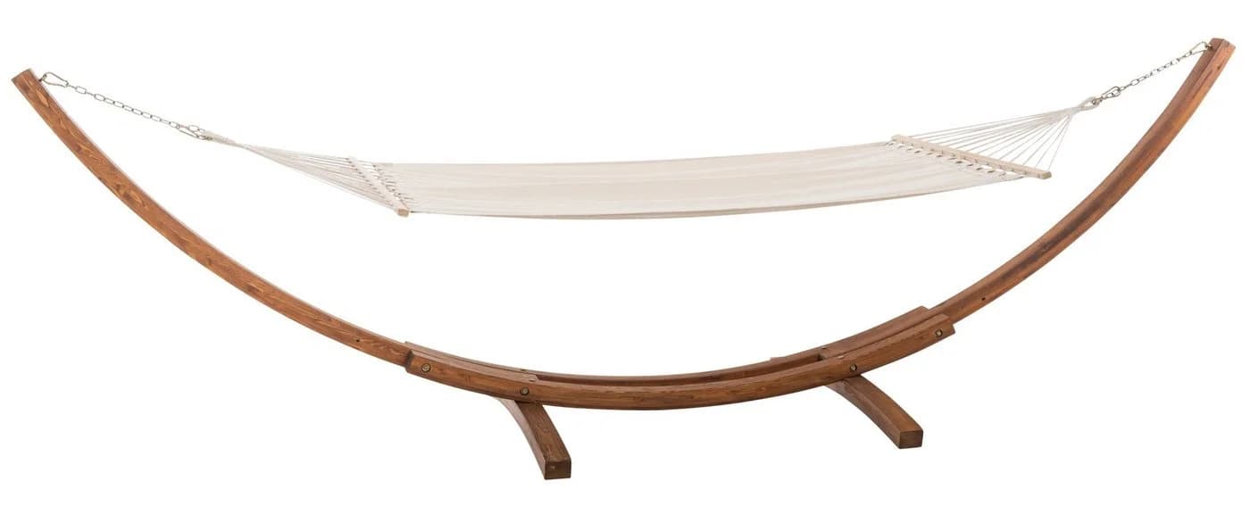 CLP Hängematte Miramar mit Eukalyptus-Gestell, beige, 150 kg belastbar - Bild 5