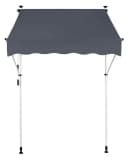 CLP Klemmmarkise Westerly Anthrazit UV50+ wasserabweisend Bild 1