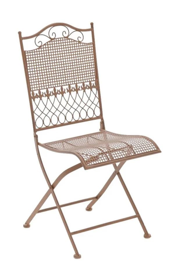 CLP 2er Set Eisen-Gartenstühle Kiran I Klappstühle mit Verzierungen - Bild 4