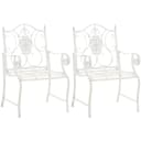 CLP 2er Set Gartenstühle Punjab Landhausstil Eisen Bild 1