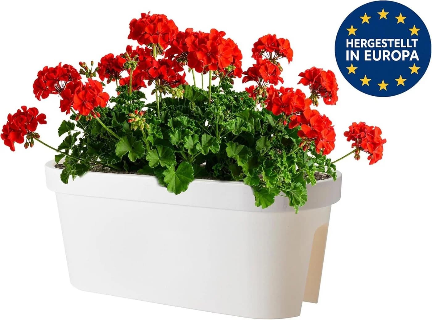 mucHome Balkonkasten für Geländer 60cm Kunststoff Blumenkasten - Bild 4