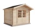 Alpholz Gartenhaus Roger 320x300 cm Imprägniert Pinie Bild 1