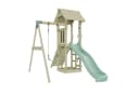 OutdoorToys Spielturm Göteborg Grün mit Schaukel & Rutsche Bild 2