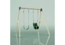 OutdoorToys Schaukel Lilie Doppelschaukel Holz Dunkelgrün Bild 1