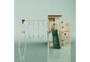 OutdoorToys Spielturm Björn Dunkelgrün mit Schaukel & Rutsche Bild 3