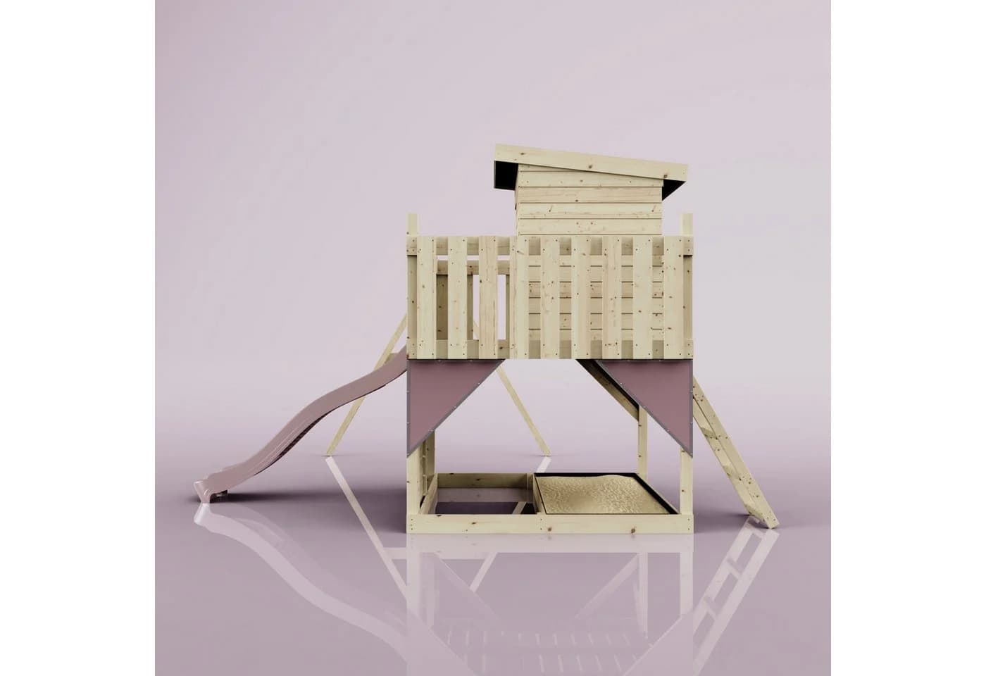 OutdoorToys Spielturm Björn - Holz mit Schaukel & Rutsche - Bild 4