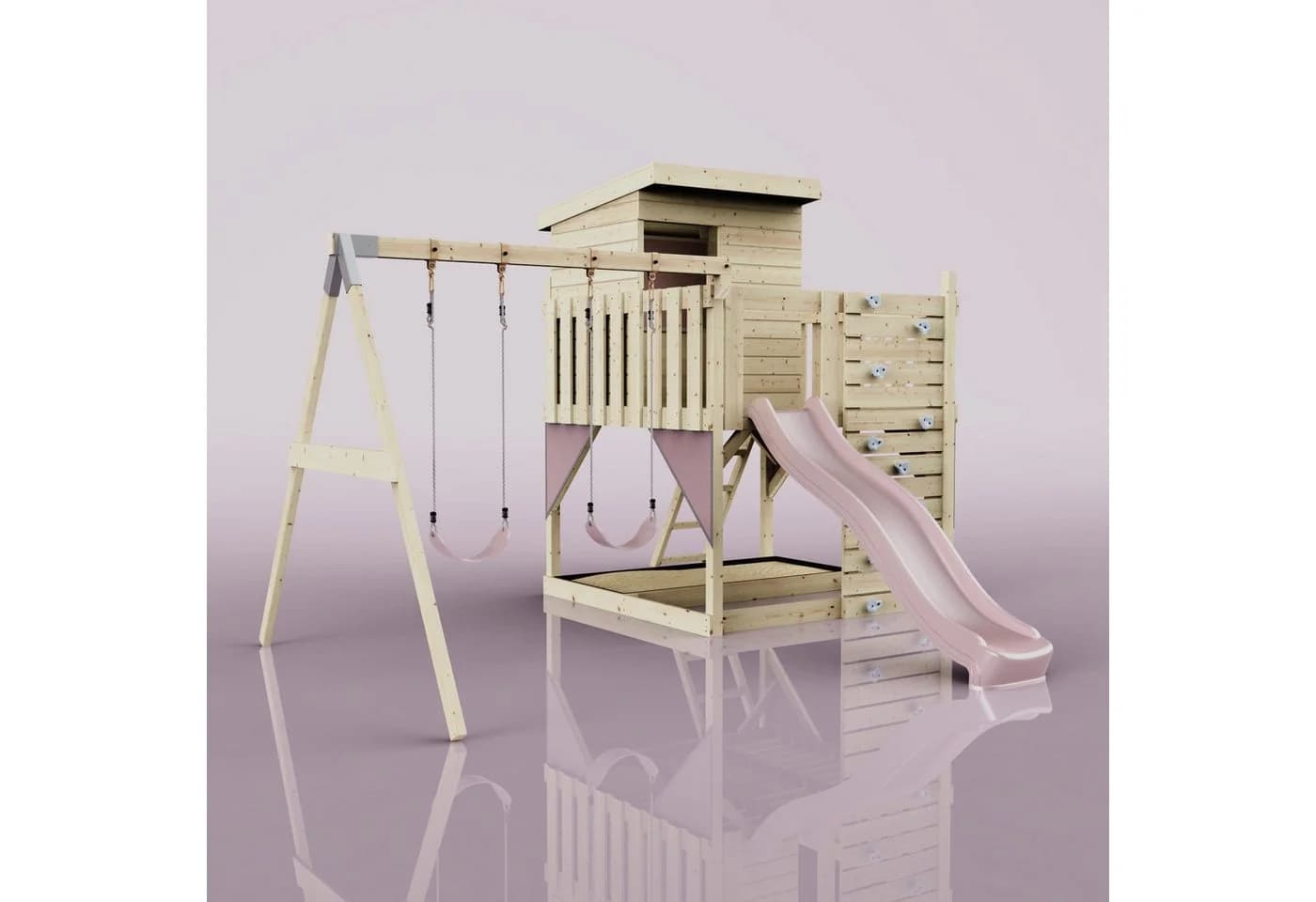 OutdoorToys Spielturm Björn - Holz mit Schaukel & Rutsche - Bild 5