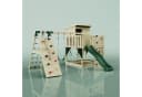 OutdoorToys Spielturm Frida Dunkelgrün mit Trapezstange, Rutsche & Kletterwand Bild 5