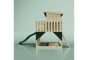 OutdoorToys Stelzenhaus Polarstern, aus Holz in Dunkelgrün mit Rutsche, Kletterwand Bild 4