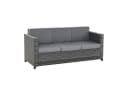 Outsunny Rattan Sofa Metall PE-Rattan Polyester Bild 1