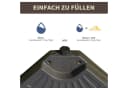 Outsunny Schirmgewicht 4-tlg. HDPE Kaffee Bild 4