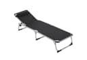Outsunny Gartenliege 5-stufig verstellbar Schwarz Aluminium Bild 1