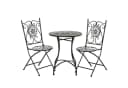 Outsunny Garten Sitzgruppe Metall Keramikfliese Bild 1