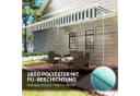 Outsunny Markise Outdoor manuelle Balkonmarkise 3,95m mit Handkurbe Bild 5