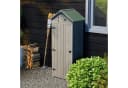 Outsunny Gerätehaus Grau/Grün Kiefernholz Gartenhaus mit Regalen Bild 1