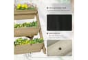 Outsunny 3-stufiges Hochbeet aus massivem Tannenholz Bild 5