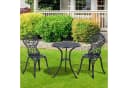 Outsunny Bistroset Aluminiumguss Modern Bild 2