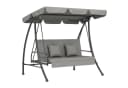 Outsunny Hollywoodschaukel 3-Sitzer Grau Bild 1