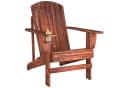 Outsunny Adirondack-Gartenstuhl mit Becherhalter Bild 1