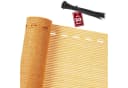 Detex Balkonsichtschutz Wetterfest HDPE Beige Windschutz Bild 2
