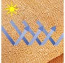 Detex Balkonsichtschutz Wetterfest HDPE Beige Windschutz Bild 4