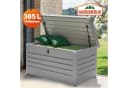 Gardebruk Auflagenbox Metall Weiß 385L mit Gasdruckfeder Bild 1