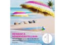 Kingsleeve Sonnenschirm Hawaii Bunt Neigbar Höhenverstellbar Bild 1