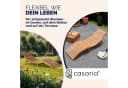 Casaria Gartenliege Braun Holz Gartenliege FSC®-zertifiziert 320kg Belastbar Garten Akazie Bild 5