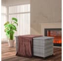 Casaria Auflagenbox Grau mit Rollen, Gasdruckfedern & Innenplane Bild 1