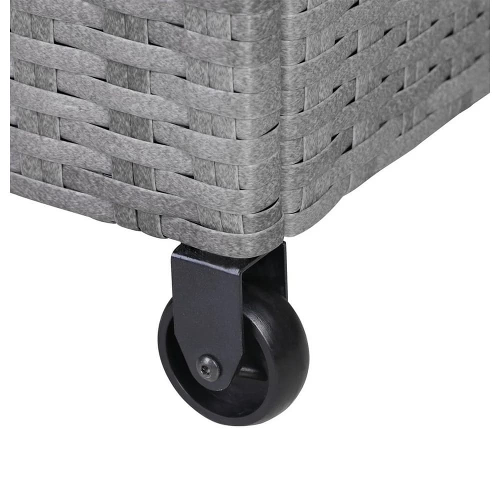 Casaria Auflagenbox Grau mit Rollen, Gasdruckfedern & Innenplane - Bild 5